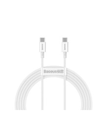 Кабель Baseus Superior Series Fast Charging Data Cable Type-C to Type-C 100W 1m White (CATYS-B02)