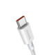 Кабель Baseus Superior Series Fast Charging Data Cable Type-C to Type-C 100W 1m White (CATYS-B02)