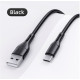 Кабель Usams US-SJ501 U68 Type-C Charging & Data Cable 1m Black (SJ501USB01)