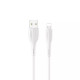 Кабель Usams US-SJ371 U38 Lightning Charging and Data Cable 1m White (SJ371USB02)