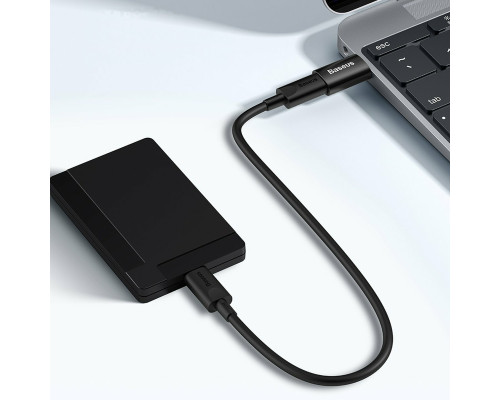 Адаптер Baseus Ingenuity Series Mini OTG Adaptor USB 3.1 to Type-CBlack (ZJJQ000101)