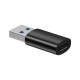 Адаптер Baseus Ingenuity Series Mini OTG Adaptor USB 3.1 to Type-CBlack (ZJJQ000101)