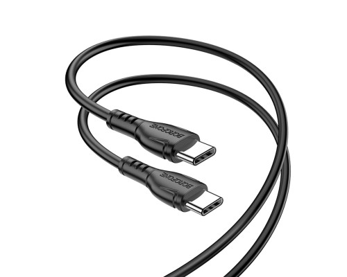 Кабель BOROFONE BX51 Triumph 60W charging data cable Type-C to Type-C Black (BX51CCB)