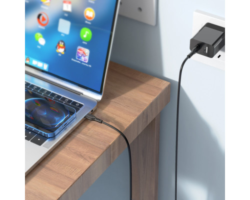 Кабель BOROFONE BX51 Triumph 60W charging data cable Type-C to Type-C Black (BX51CCB)