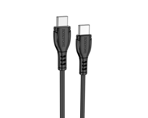 Кабель BOROFONE BX51 Triumph 60W charging data cable Type-C to Type-C Black (BX51CCB)