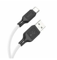 Кабель HOCO X90 Cool silicone charging data cable for Type-C White (6931474788450)