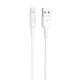 Кабель HOCO X25 USB to Type-C 2A, 1m, PVC, PVC connectors, White (6957531080152)