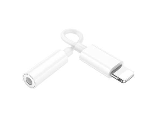 Аудiокабель HOCO LS34 Original iP to 3.5 digital audio converter White (6931474783745)