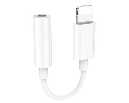Аудiокабель HOCO LS34 Original iP to 3.5 digital audio converter White (6931474783745)