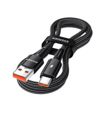 Кабель Essager Sunset USB A to Type C 120W USB Charging Cable 1m black (EXC120-CG01-P) (EXC120-CG01-P)