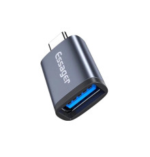 Адаптер Essager Soray OTG (USB Female to Type-C Male) USB3.0 Adaptor grey (EZJAC-SRA0G) (EZJAC-SRA0G)