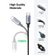 Кабель UGREEN CM450 USB-C Male to 3.5mm Male Audio Cable with Chip 1m (UGR-20192)