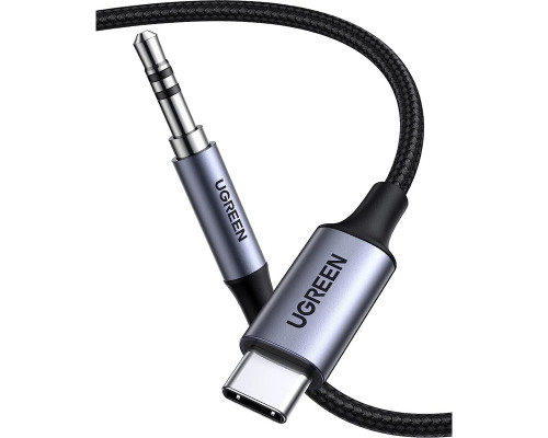 Кабель UGREEN CM450 USB-C Male to 3.5mm Male Audio Cable with Chip 1m (UGR-20192)