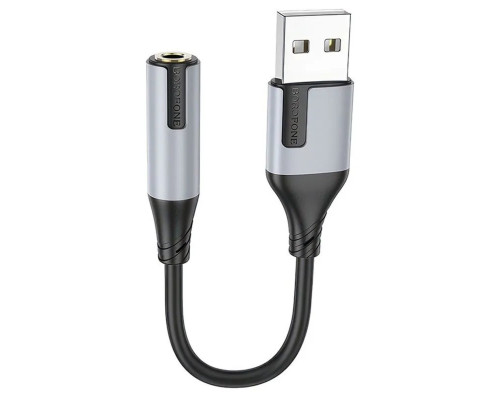 Адаптер BOROFONE BV19 Creator external sound card USB to 3.5mm Black (6941991108358)