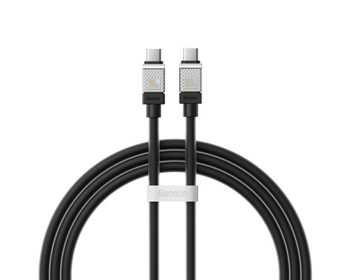 Кабель Baseus CoolPlay Series Fast Charging Cable Type-C to Type-C 100W 1m Black (CAKW000201)