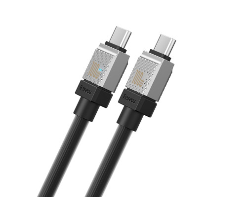 Кабель Baseus CoolPlay Series Fast Charging Cable Type-C to Type-C 100W 1m Black (CAKW000201)