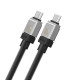 Кабель Baseus CoolPlay Series Fast Charging Cable Type-C to Type-C 100W 1m Black (CAKW000201)
