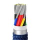Кабель Baseus Crystal Shine Series Fast Charging Data Cable Type-C to Type-C 100W 2m Blue (CAJY000703)