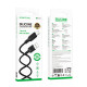 Кабель BOROFONE BX113 Lenny silicone charging data cable Type-C(L=1M) Black (6941991115431)