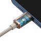 Кабель Baseus Crystal Shine Series Fast Charging Data Cable Type-C to iP 20W 2m Pink (CAJY001404)