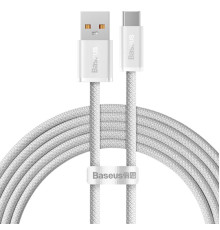 Кабель Baseus Dynamic Series Fast Charging Data Cable USB to Type-C 100W 2m White (CALD000702)