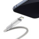 Кабель Baseus High Density Braided Fast Charging Data Cable Type-C to iP PD 20W 2m White (CATLGD-A02)