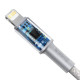 Кабель Baseus High Density Braided Fast Charging Data Cable Type-C to iP PD 20W 2m White (CATLGD-A02)