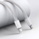 Кабель Baseus High Density Braided Fast Charging Data Cable Type-C to iP PD 20W 2m White (CATLGD-A02)