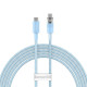 Кабель Baseus Explorer Series Fast Charging Cable with Smart Temperature Control Type-C to Type-C 100W 2m Galaxy Blue (P10319703311-01)