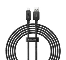 Кабель Baseus Unbreakable Series Fast Charging Data Cable USB to iP 2.4A 2m Cluster Black (P10355802111-01)