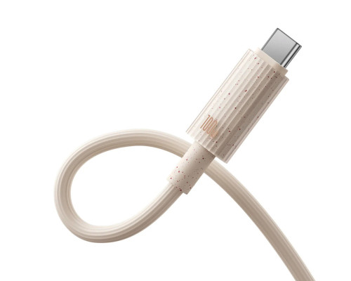 Кабель Baseus Habitat Series Fast Charging Cable Type-C to Type-C 100W 2m Wheat Pink (P10360202421-01)