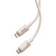 Кабель Baseus Habitat Series Fast Charging Cable Type-C to Type-C 100W 2m Wheat Pink (P10360202421-01)