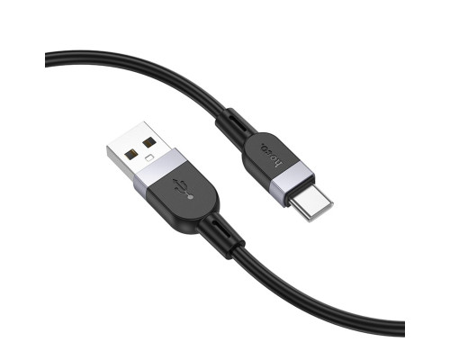 Кабель HOCO X109 Energy silicone charging data cable Type-C (L=1M) Black (6942007636247)