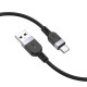 Кабель HOCO X109 Energy silicone charging data cable Type-C (L=1M) Black (6942007636247)