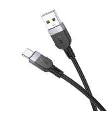 Кабель HOCO X109 Energy silicone charging data cable Type-C (L=1M) Black (6942007636247)