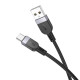Кабель HOCO X109 Energy silicone charging data cable Type-C (L=1M) Black (6942007636247)