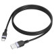 Кабель HOCO X109 Energy silicone charging data cable Type-C (L=1M) Black (6942007636247)