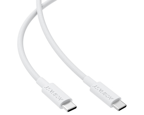 Кабель ACEFAST C18-03 USB-C to USB-C braid charging data cable White (6974316284253)