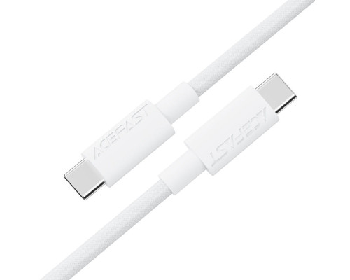 Кабель ACEFAST C18-03 USB-C to USB-C braid charging data cable White (6974316284253)
