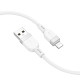 Кабель HOCO X109 Energy silicone charging data cable iP (L=1M) White (6942007636216)