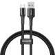 Кабель Baseus halo data cable USB For Micro 3A 1m Black (CAMGH-B01)