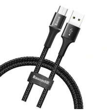 Кабель Baseus halo data cable USB For Micro 3A 1m Black (CAMGH-B01)