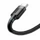 Кабель Baseus Cafule Cable USB For Type-C 3A 2m Gray+Black (CATKLF-CG1)