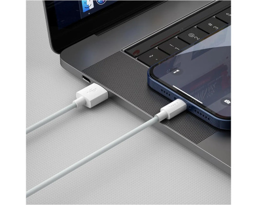 Кабель Baseus Simple Wisdom Data Cable Kit USB to iP 2.4A (2PCS/Set）1.5m White (TZCALZJ-02)
