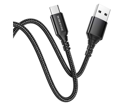 Кабель BOROFONE BX54 Ultra bright Micro-USB 1m 2.4A Black (BX54MB)