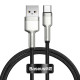 Кабель Baseus Cafule Series Metal Data Cable USB to Type-C 66W 2m Black (CAKF000201)