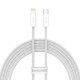 Кабель Baseus Dynamic Series Fast Charging Data Cable Type-C to iP 20W 1m White (CALD000002)