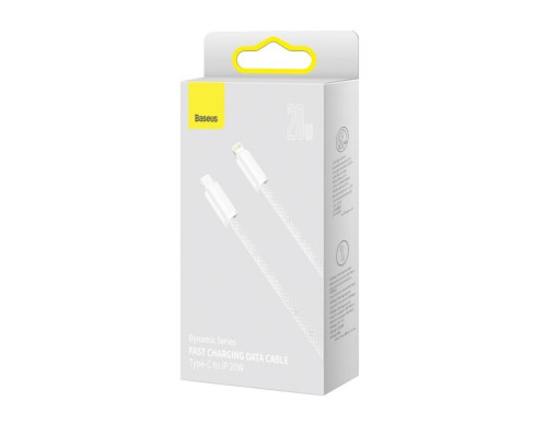 Кабель Baseus Dynamic Series Fast Charging Data Cable Type-C to iP 20W 1m White (CALD000002)