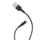 Кабель HOCO X25 USB to iP 2A, 1m, PVC, PVC connectors, Black (6957531080107)