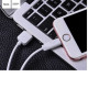 Кабель HOCO X1 USB to Micro 2.4A, 2m, PVC, PVC connectors, White (6957531042686)